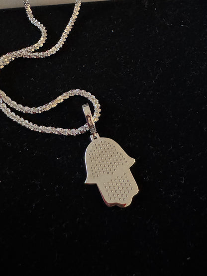 Moissanite Hamsa
